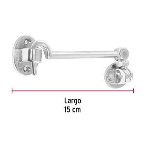 Hermex 6 pezzi Set cromato gancio porta prodotto in scatola - Product Image 3