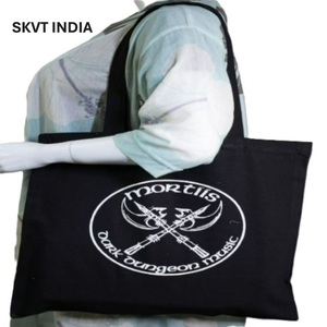 Sac fourre-tout en toile 100% coton biologique, impression de logo personnalisée, écologique, recyclable, très vendu, grand format pour femmes, longueur de main - Product Image 1