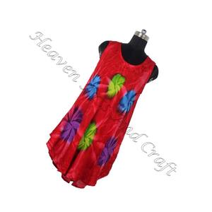 Nueva llegada de longitud completa sin mangas Tie Dyed elegante verano largo Maxi vestido para mujeres ropa de playa ropa Tie Dye Long Maxi mujeres - Product Image 5