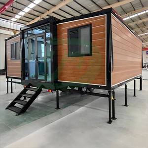 Casas Prefabricadas <span class=keywords><strong>de</strong></span> Bajo Consumo Energético, <span class=keywords><strong>Casa</strong></span> Contenedor Móvil Plegable <span class=keywords><strong>de</strong></span> 20 pies sobre Ruedas para Retiro Panorámico o Glamping Pod - Product Image 2