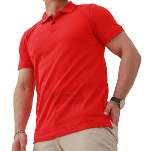 Algodón/Spandex informal de verano de alta calidad mezclado para Polo para hombre Jersey transpirable logotipo personalizado bordado manga corta fina - Product Image 5