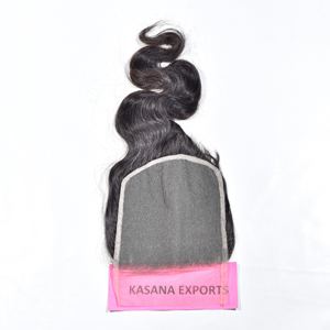 6*6 fermeture birmane bouclée avec une correspondance HD dentelle frontale couleur naturelle cheveux femmes noires pas cher vague profonde extensions de cheveux humains - Product Image 3