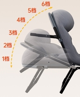 Lit pliant en métal de style américain pour la sieste du midi, lit simple d'extérieur, lit de bureau portable simple, lit de sieste multifonctionnel inclinable