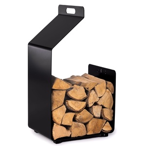 New Trending Indoor Fireplace Iron <b>Log</b> Rack With Stable Structure And Modern Style Suitable For Apartment Living - Product Image 4