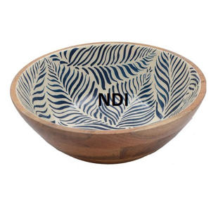 Accueil Hôtel Restaurant Traiteur Usage Bol De Fruits De Bonne Qualité Bol De Service De Fruits Secs Usage De Restauration Bol En Bois Rustique - Product Image 1