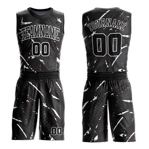 Conjunto de Uniforme de Baloncesto con Diseño Único Personalizado, Uniforme de Baloncesto Transpirable sin Mangas con Diseño Personalizado - Product Image 1