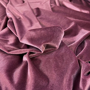 Tissu en velours - Panne froissée de luxe pour la tapisserie et les vêtements |   Finitions multicolores - Product Image 4