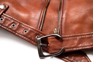 Vente en gros de veste en cuir véritable de qualité supérieure avec fermeture éclair, tenue de moto décontractée automne et hiver à col montant - Product Image 6