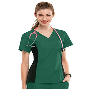 Logo personnalisé Femmes Hommes Femmes Simple Hôpital Chirurgie Vente en Gros Médecin Infirmière Costumes Scrubs Uniformes Ensembles - Product Image 6