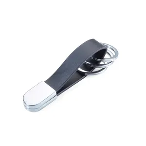 Portachiavi in Pelle Personalizzabili con Design Rotondo Twister, Gadget Personalizzabili - Product Image 1