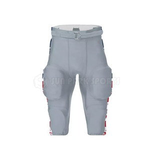 Meilleures ventes : Ensemble d'uniformes de football américain respirants 100 % polyester à manches courtes avec logo personnalisé imprimé - Product Image 4