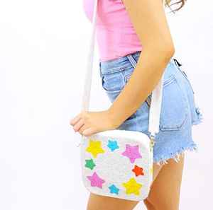 Superstar-Bolso con cuentas celestales, bolso cruzado con correa de estrella - Product Image 4