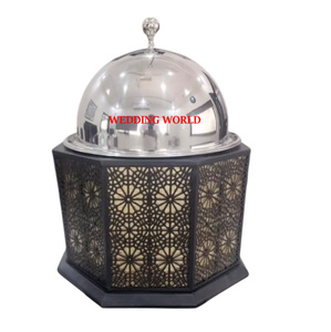 Wedding and Event Decorative Metal <b>Food</b> <b>Warmer</b> Round Shape Designer Casserole Hot Selling Wholesale New Metal <b>Food</b> <b>Warmer</b> - Product Image 3