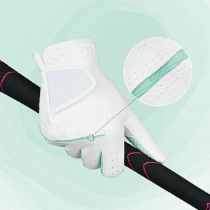 Cabretta ถุงมือกอล์ฟหนังกันลื่นถุงมือกอล์ฟโลโก้ตามสั่ง - Product Image 4