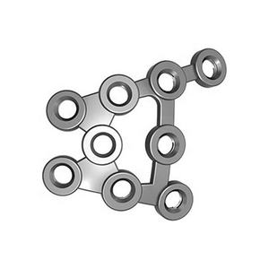 Ensemble d'instruments standard de sécurité d'implant osseux cuboïde de verrouillage de plaque de traumatisme orthopédique manuelle d'acier inoxydable conforme à la norme ISO13485 - Product Image 1