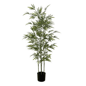 CHUANGFA realista interior bambú <span class=keywords><strong>Artificial</strong></span> Topiary árbol PVC flor PE en maceta para decoración de oficina disponible 110cm 120cm 1,7 m - Product Image 6