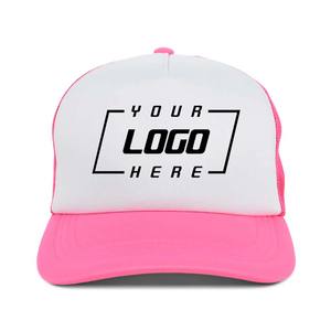OEM personalizado de alta calidad de 5 paneles de moda adulto de algodón de sarga de malla gorra de camionero al por mayor de ala curva parche Logo gorra deportiva - Product Image 2