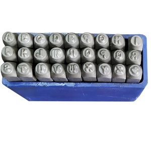 Penguin Letter Upper <b>Set</b> of 27 Pcs Satin Silver Finish Size: 5/32 Inch jewlery tool high quality lowest prise use for making - Product Image 1