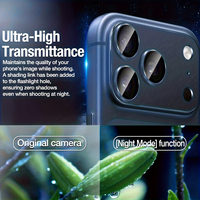 Protection d'objectif mate antireflet en alliage d'aluminium ultra-mince (lot de 2) pour iPhone 17 Pro HD