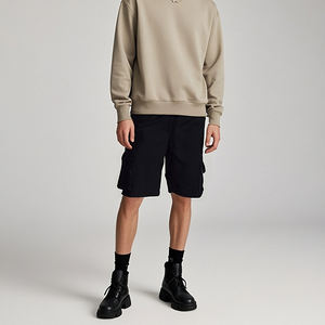 Ensemble deux pièces de vêtements de sport de loisirs de style de rue pour hommes short à manches courtes et col en V en tricot respirant pour les ensembles de t-shirts d'été - Product Image 2