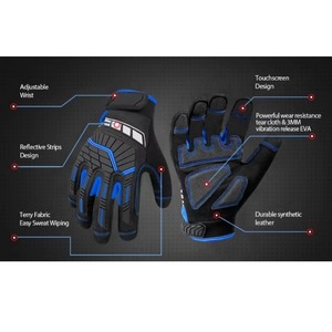 ถุงมือหนังแพะฟูลเกรนคุณภาพสูง ทนแรงกระแทกด้วย TPR - Product Image 4
