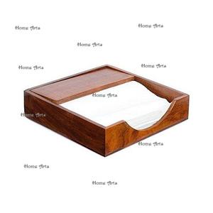 Servilletero de madera de diseño fabuloso con tamaño personalizado de primera calidad para uso en el hogar y hoteles - Product Image 1