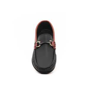 Mocassins formels noirs pour garçons pour vêtements de marié - Product Image 1