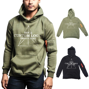 Sudadera con Capucha de Algodón para Invierno, Transpirable, Ecológica, de Secado Rápido, Ropa Deportiva para Correr y Fitness, Diseño Personalizado - Product Image 1