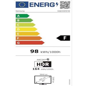 Téléviseur LED 65 pouces 4K avec processeur IA amélioré, technologie sonore HDR et connectivité Internet (écran plat) - Product Image 1
