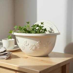 Accessoire de décoration économique pour la maison Pot de fleurs mural demi-rond bien conçu pour l'anniversaire - Product Image 2