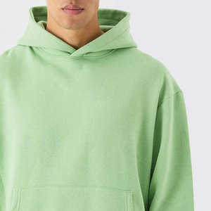 Latest Fashionable <b>Pullover</b> Hoodies For <b>Men</b> Wholesale Price Oversized Vintage Style Blank Color <b>Men</b> Hoodie - Product Image 5