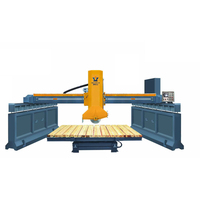 Machine de découpe de pierre à infrarouge industrielle à 3 axes pour dalles de granit et de marbre, table rotative à 90/360 degrés, scie à pont