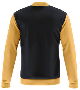 Chaqueta universitaria XL de alta calidad 100% poliéster polar cuero de lujo sensación suave Puffer ropa deportiva corte ligero coser Jersey con capucha - Product Image 3