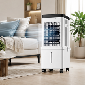 Portable Electric AC/Dc Air Conditioner with 12-Hour <b>Timer</b> Energy Saving Humidifier Made of Plastic - Product Image 2