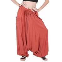 Vente en gros 2025, pantalon de survêtement pour homme, 100% polyester, coupe régulière, taille élastique, entrejambe tombant, respirant, pour l'hiver