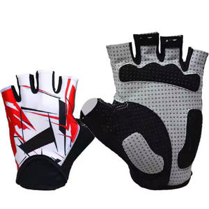 Gants de cyclisme en cuir Salva, gants de vélo à doigts courts de haute qualité, tissu en maille de nylon, tissu doux, respirant, écologique, quatre saisons - Product Image 4