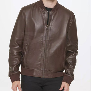 Chaqueta de Piel de Vaca para Hombre, Transpirable, Ecológica, de Secado Rápido, de Alta Calidad, Cálida para Invierno, Informal, Rellena de Poliéster, Precio Razonable - Product Image 5