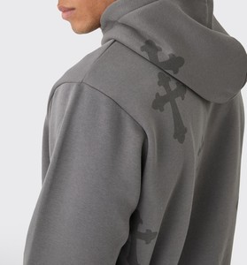 ชุดวอร์มมีฮู้ดสำหรับผู้ชายเสื้อมีฮู้ดเทคโนโลยีให้ความอบอุ่นในฤดูหนาวพร้อมป้ายโลโก้แบบออกแบบได้ตามต้องการ - Product Image 5