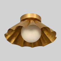 Plafonnier Spoutnik Mid Century en laiton fabriqué à la main avec globes en verre éclairage moderne rétro élégant pour la maison