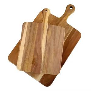 Planche à découper rectangulaire en bois moderne 100% naturelle, de haute qualité, écologique, lavable au lave-vaisselle, design haut de gamme pour la maison et les restaurants - Product Image 3
