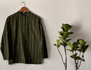 100% algodón nepalí étnico Yoga Kurta cómodo y transpirable túnica de manga larga para ropa de Yoga india y paquistaní - Product Image 2