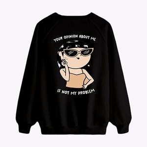 Sweat-shirt imprimé personnalisé Sweat-shirt pour femmes et sweat à capuche Sweat-shirt de couleur différente Sweat-shirt pour tenue décontractée oversize drop s - Product Image 5