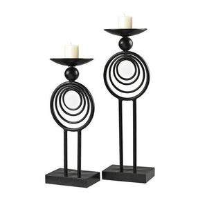 Elegant metal hurricane <b>candle</b> <b>holders</b> suitable for indoor <b>outdoor</b> use weddings parties festivals and home lighting - Product Image 1