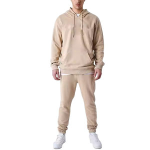 Survêtements 100% coton de haute qualité, vêtements décontractés pour hommes, vente en gros d'usine, ensemble de survêtement unisexe respirant - Product Image 1