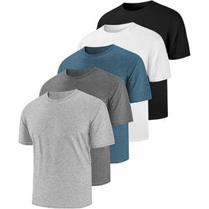 High Quality Short Sleeve T-Shirt Set Comfortable Solid & Multi Color Custom Print <b>Logo</b> Direct From Factory - Product Image 1