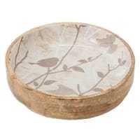 Large Wooden Sushi Bowl Printed Bowl Mango Wood Bowl Set Design Dishwasher Safe Natural Dinnerware <b>Salad</b> <b>Server</b> Set Best Quality - Product Image 5