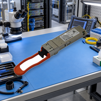 Modul Transceiver Optik FTL410QD4C 40G QSFP+ 40GBASE-SR4 300mOM3