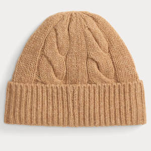 Vente directe usine – Bonnets en coton vierge tricotés personnalisés pour l'hiver, design tendance et élégant - Product Image 2