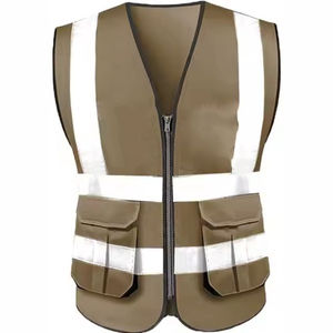 Men's Safety <b>Vest</b> Outerwear Casual Workwear <b>Reflective</b> Customized Logo & Construction <b>Vest</b> for Adults - Product Image 5