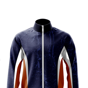 High Performance Polyester/Cotton Canvas <b>Half</b> <b>Zip</b> Pullover Sporty Coat Elastic Cuffs Sublimated Waterproof Breathable Quick Dry - Product Image 5